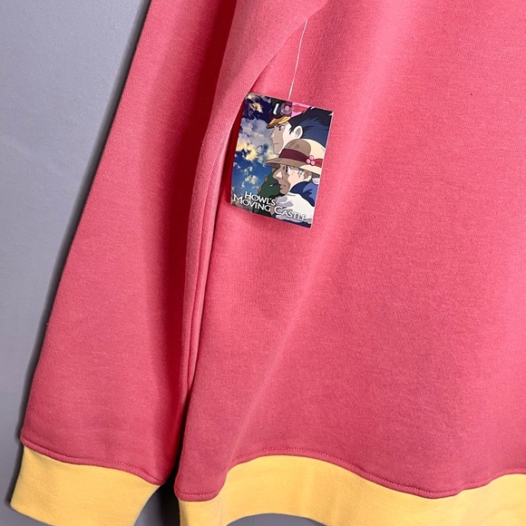 Her Universe Studio Ghibli Howl's Moving Castle Calcifer Crewneck Sweatshirt NWT - Picture 6 of 11